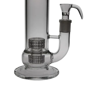 SAML Glass Stereo glass bong Hookahs 55 mm Stemless Tubes with Twin Matrix Percolates water pipe joint 18.8mm PG3010 FC-186 Improved version_VAPORMALLS