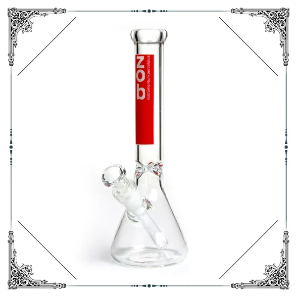 Limited Edition Zob Hitman Glass Mini Bottom Beaker Bong 10 Inches Smoking Water Pipes Bongs 14.4 mm Joint Smoking Hookahs_VAPORMALLS