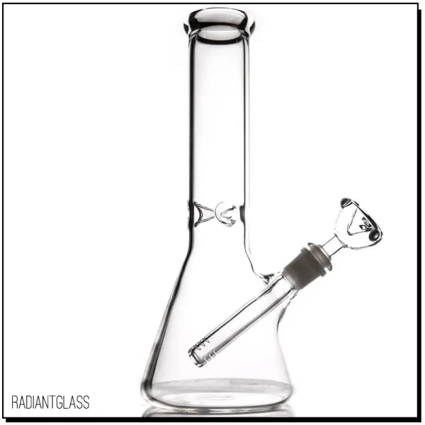 Hookah Beaker Glass Bong 10.7" beaker base water pipes dab rig thick material for smoking bongs_VAPORMALLS