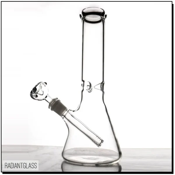 Hookah Beaker Glass Bong 10.7" beaker base water pipes dab rig thick material for smoking bongs_VAPORMALLS