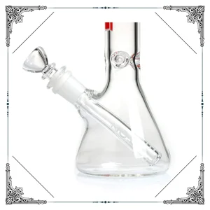 Limited Edition Zob Hitman Glass Mini Bottom Beaker Bong 10 Inches Smoking Water Pipes Bongs 14.4 mm Joint Smoking Hookahs_VAPORMALLS