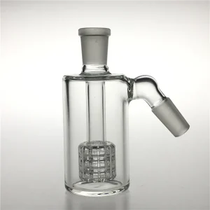 Glass Ash Catcher 14mm 18mm 4.5 Inch Mini Hookah Glass Bong Water Catchers Thick Pyrex Clear Bubbler Ashcatcher 45 90 Degree_VAPORMALLS