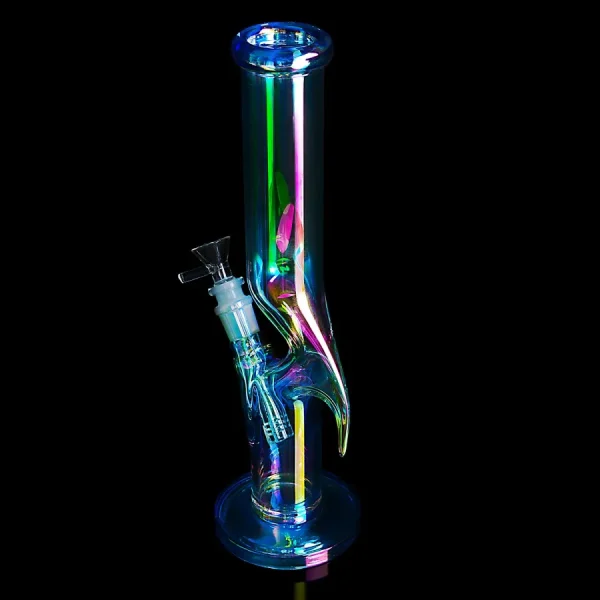 Tall Rainbow glass water bongs hookahs downstem perc Ice catcher dabber heady rig recycler Dab smoke water pipe with 14mm_VAPORMALLS