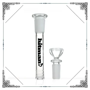 Limited Edition Zob Hitman Glass Mini Bottom Beaker Bong 10 Inches Smoking Water Pipes Bongs 14.4 mm Joint Smoking Hookahs_VAPORMALLS