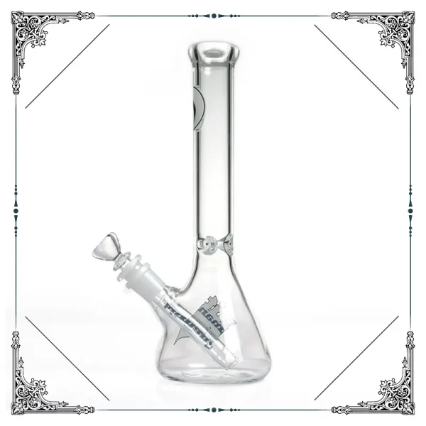 Limited Edition Zob Hitman Glass Mini Bottom Beaker Bong 10 Inches Smoking Water Pipes Bongs 14.4 mm Joint Smoking Hookahs_VAPORMALLS