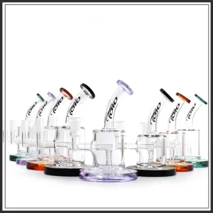 glass bong oil rig 5MM thickness banger nail bongs female joint 14.5MM bubbler dab rig Hookahs_VAPORMALLS