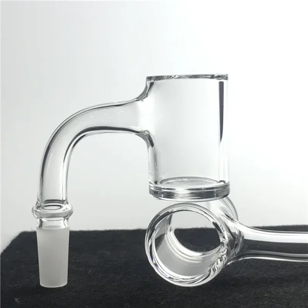 Artwork HQ Fully Weld Quartz Banger Nail with Hookah 25mm 2.5mm Thick Beveled Bangers Heady Nails Domeless Artist Art Smoking Smooth Joint_VAPORMALLS