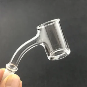 Artwork HQ Fully Weld Quartz Banger Nail with Hookah 25mm 2.5mm Thick Beveled Bangers Heady Nails Domeless Artist Art Smoking Smooth Joint_VAPORMALLS