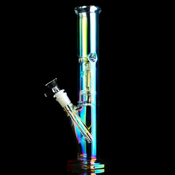 Tall Rainbow glass water bongs hookahs downstem perc Ice catcher dabber heady rig recycler Dab smoke water pipe with 14mm_VAPORMALLS